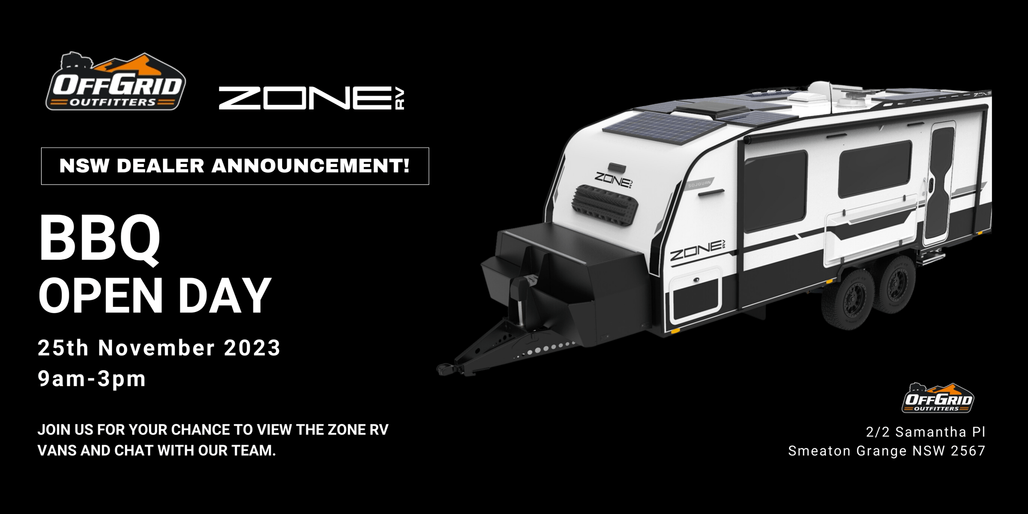 Zone RV Dealer BBQ Weekend Hero Image Zone RV Dealer BBQ Weekend Hero Image